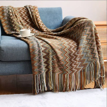 Bohemia Soft Cozy Knit Throw
