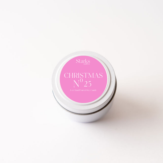 Christmas N0. 24 Holiday candle collection 4 oz. tin