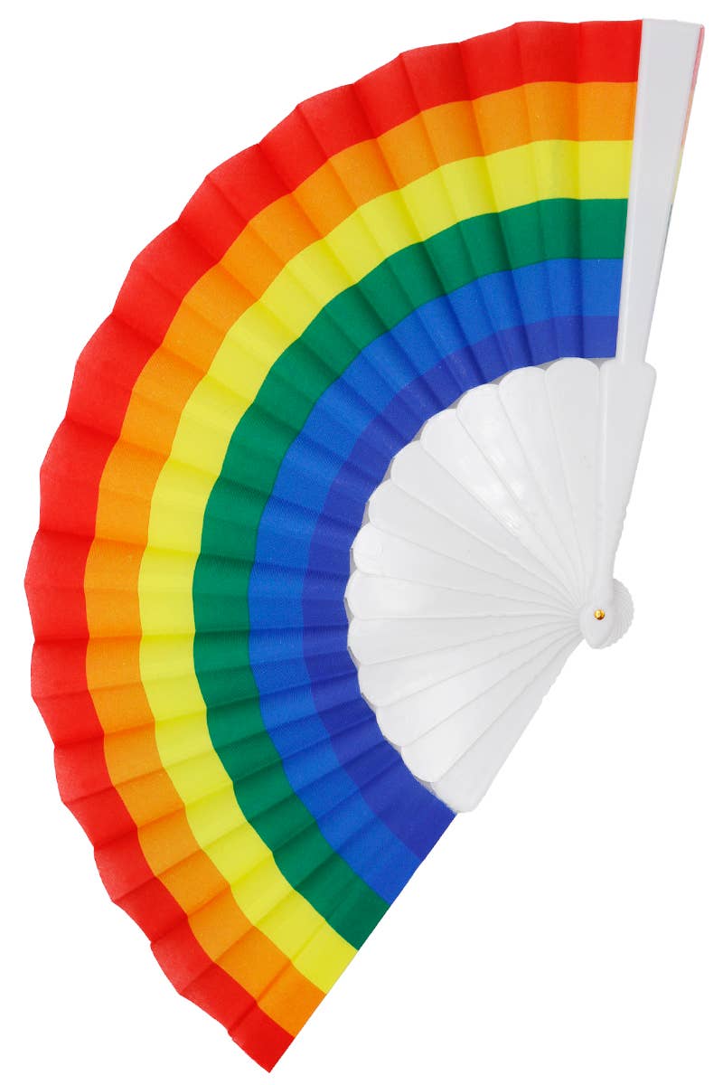 Rainbow Folding Fan