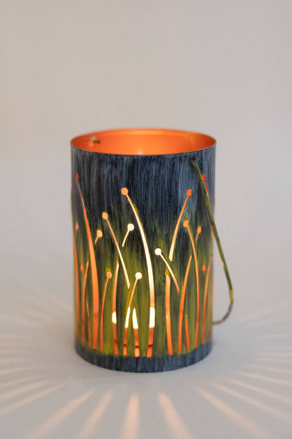 Seagrass Iron Hanging Lantern