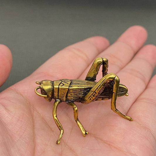 Brass Cricket Desktop Ornaments Decoration