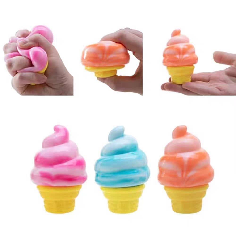 Ice Cream Cone TPR Sensory Squeeze Toy
