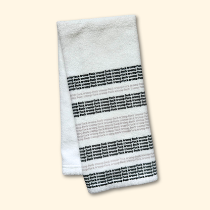 Minimalist F*ck Trump Hand Towel