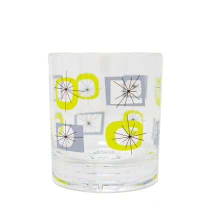 PSP-Acrylic Old Fashioned Atomic  Set of 4