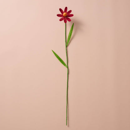 Silk Paper Cone Flowers - Burgandy