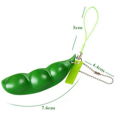 Peas Stress Relief Keychain
