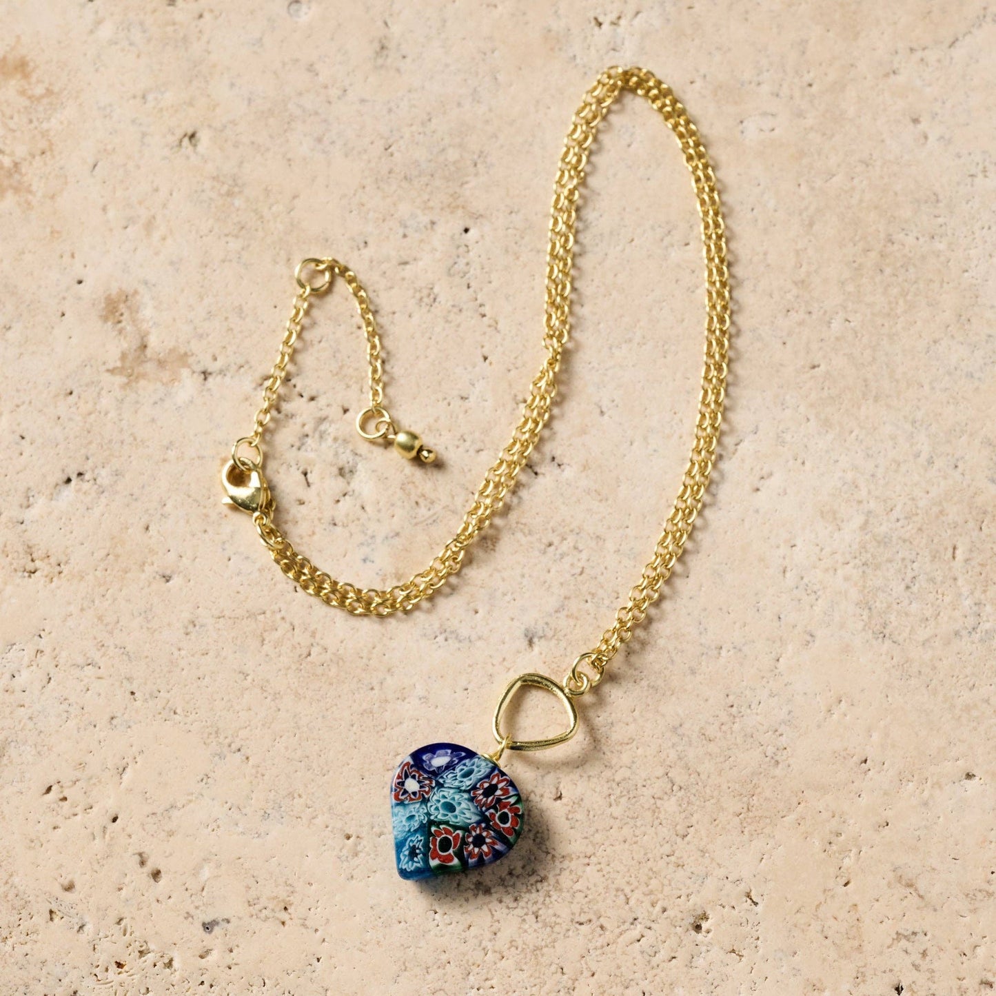 Raza Murano Millefiori Pendant Necklace