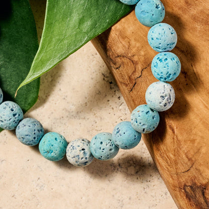 Sama Lava Rock Stretch Bracelet