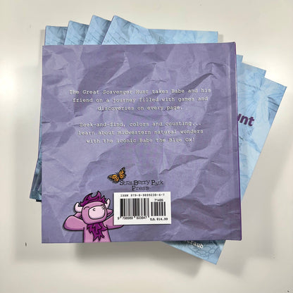 Babe The Blue Ox: The Great Scavenger Hunt Hardcover Book