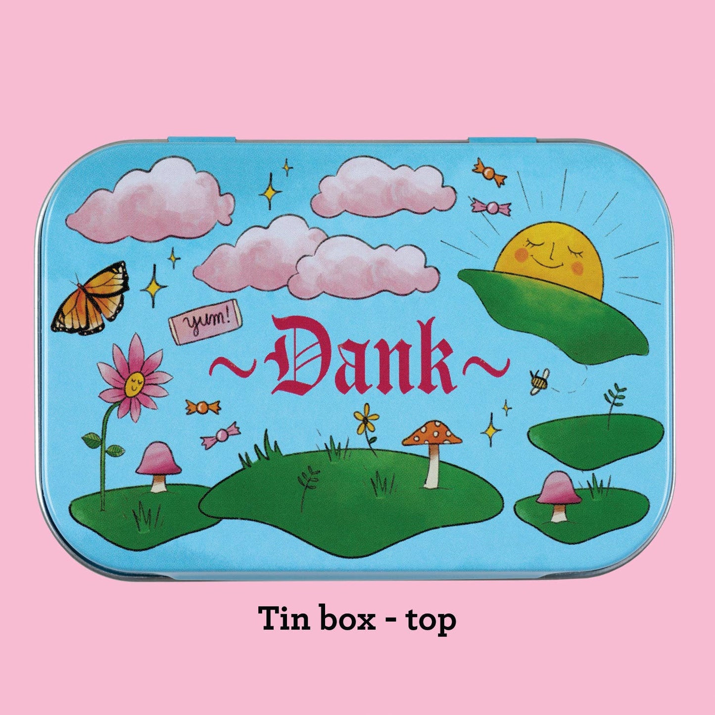 Dank stash tin - purse-size food-safe tin box