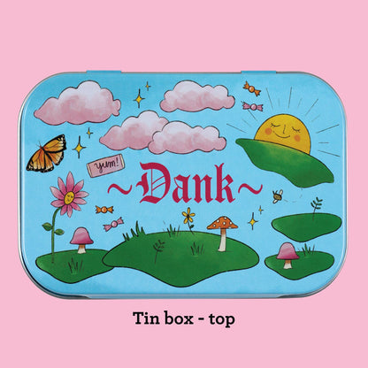 Dank stash tin - purse-size food-safe tin box