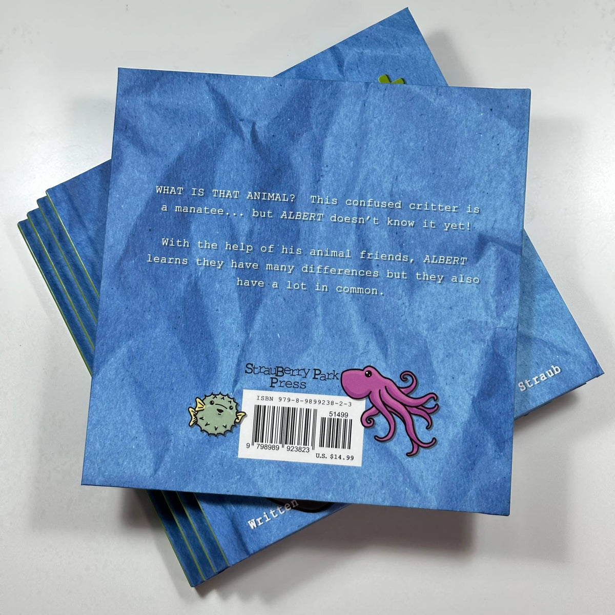 ALBERT THE CONFUSED MANATEE Hardcover Storybook