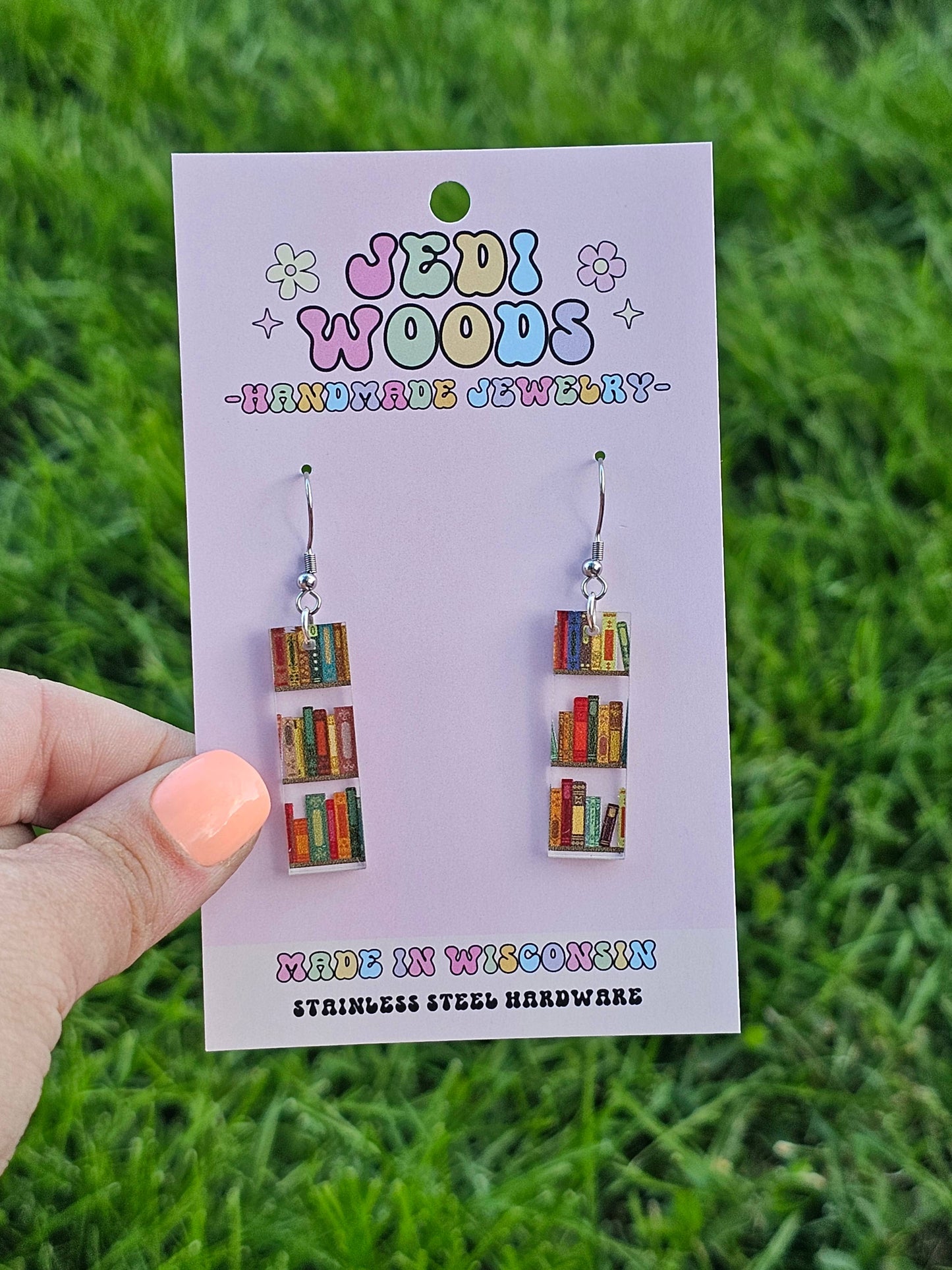 Bookish Earring Dangles