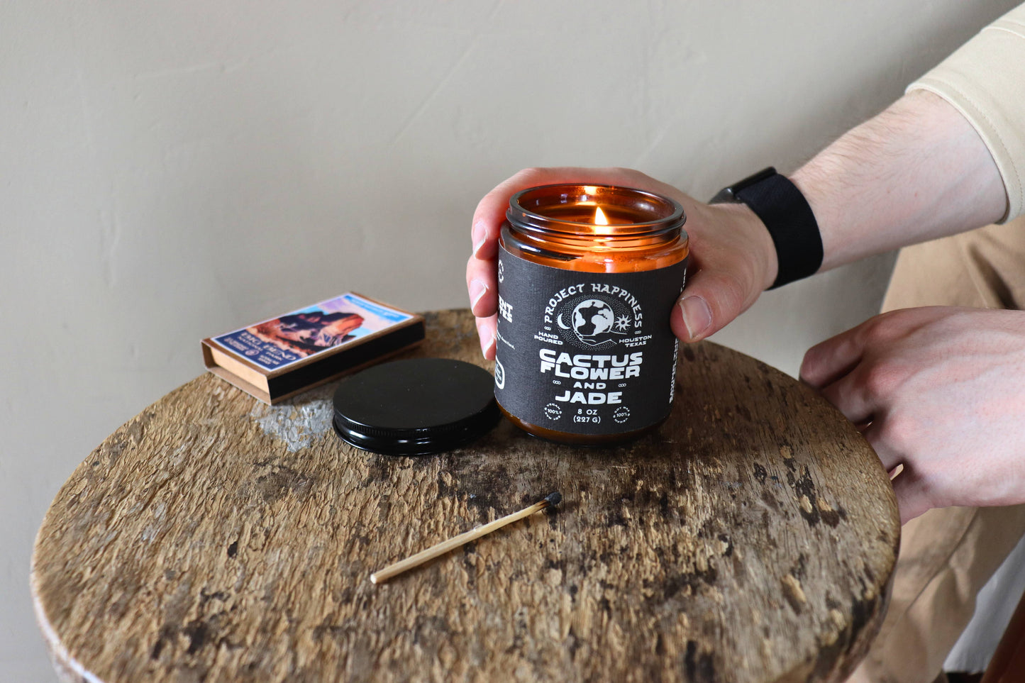 Cactus Flower and Jade