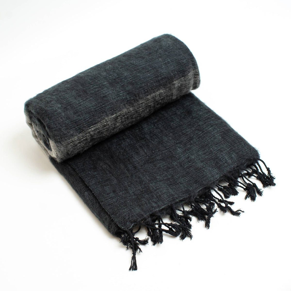 Extra Soft Yak Wool Blanket  46"x96" Handmade