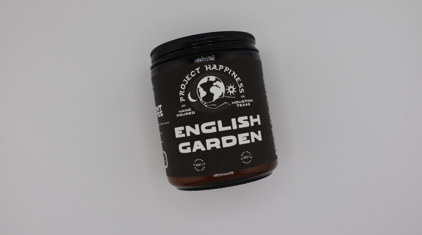 English Garden Soy Candle - 8oz | Floral Scent