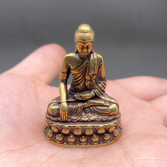Brass Buddha statue  Crafts Desktop Ornaments Decoration