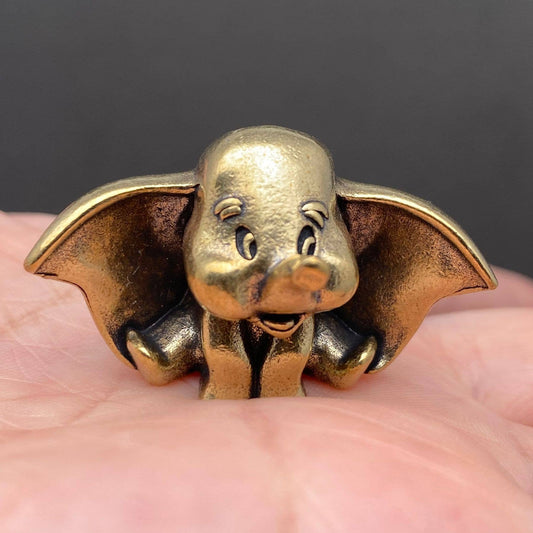 Big-eared Elephant Brass Crafts Decoration Desktop Ornaments