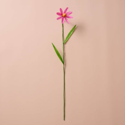 Silk Paper Cone Flowers - Pink