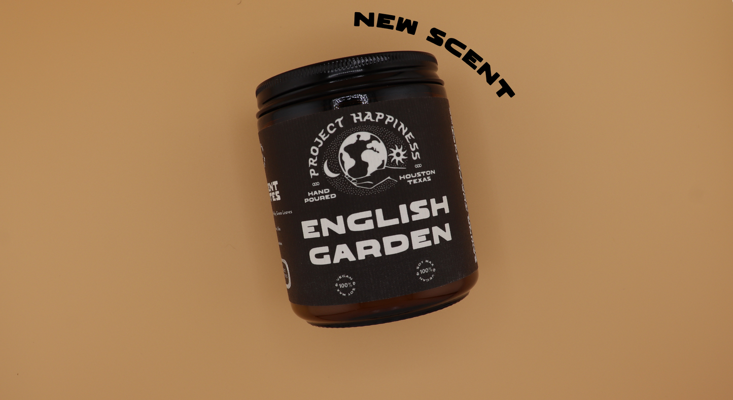 English Garden Soy Candle - 8oz | Floral Scent