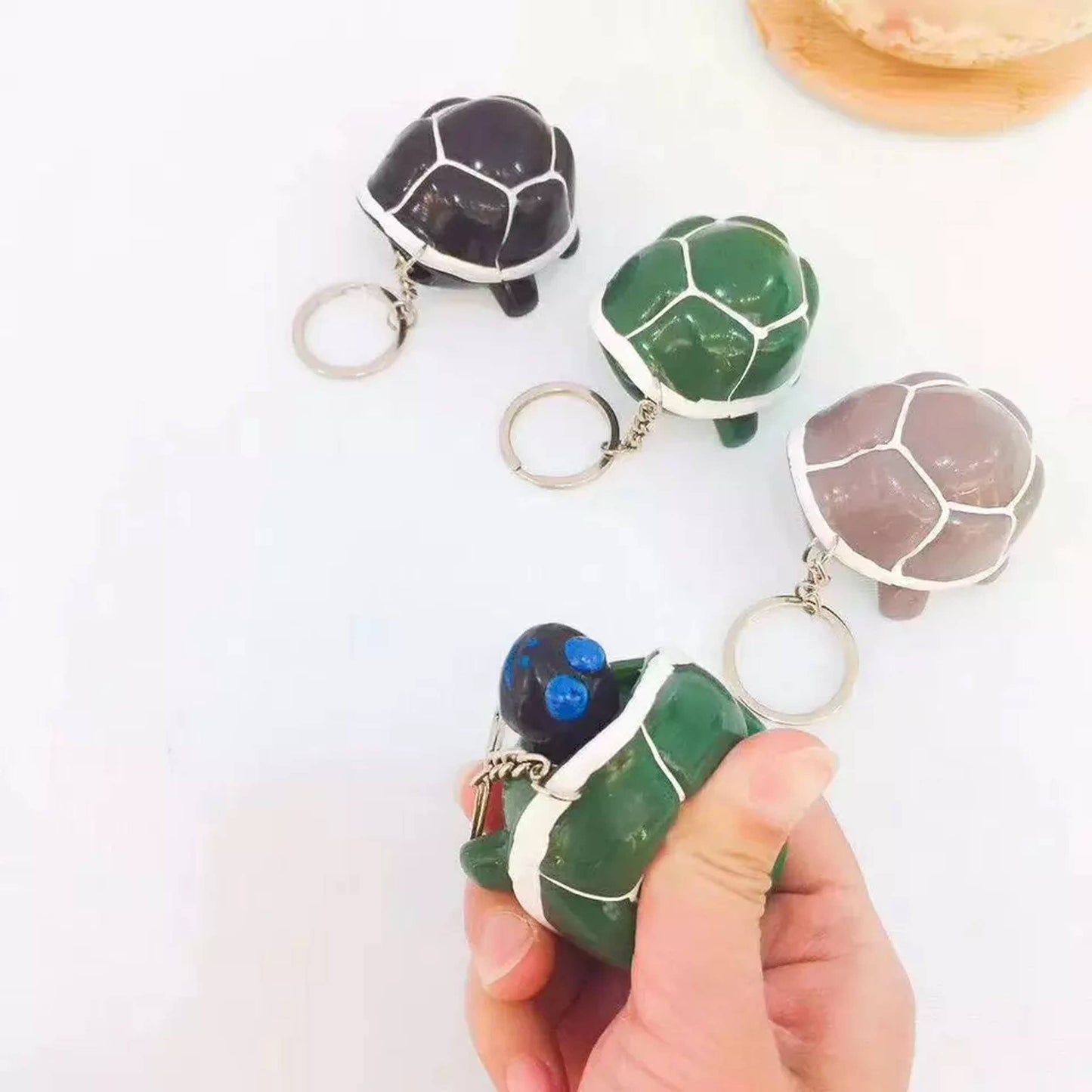 Turtle Pop-Out Backpack Keychains