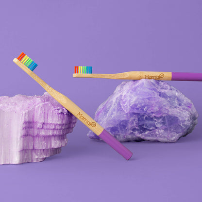 Purple LGBTQ Equality Bamboo Toothbrush