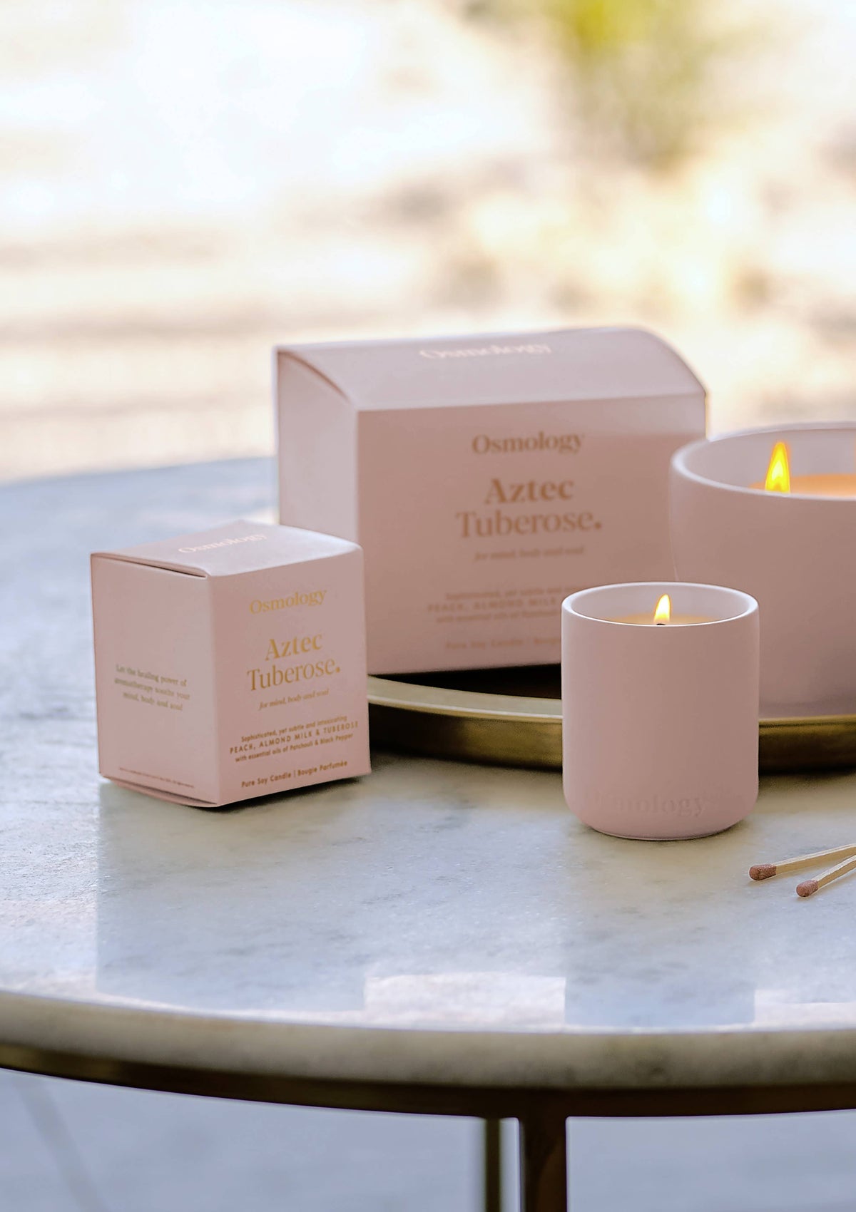 Aztec Tuberose Mini Scented Votive Candle