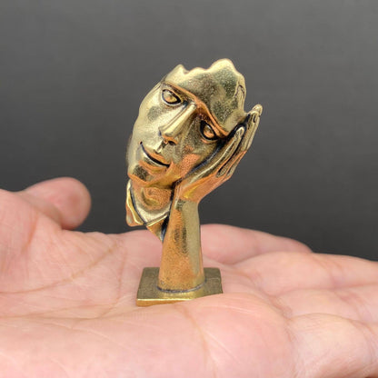 Brass Abstract Figurine Crafts Decoration Desktop Ornaments