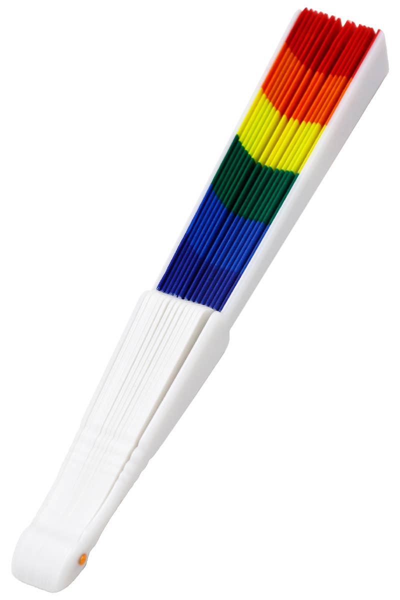 Rainbow Folding Fan