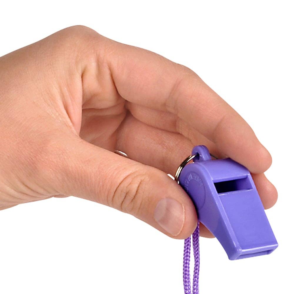 2" NEON WHISTLE NECKLACE LLB kids toys