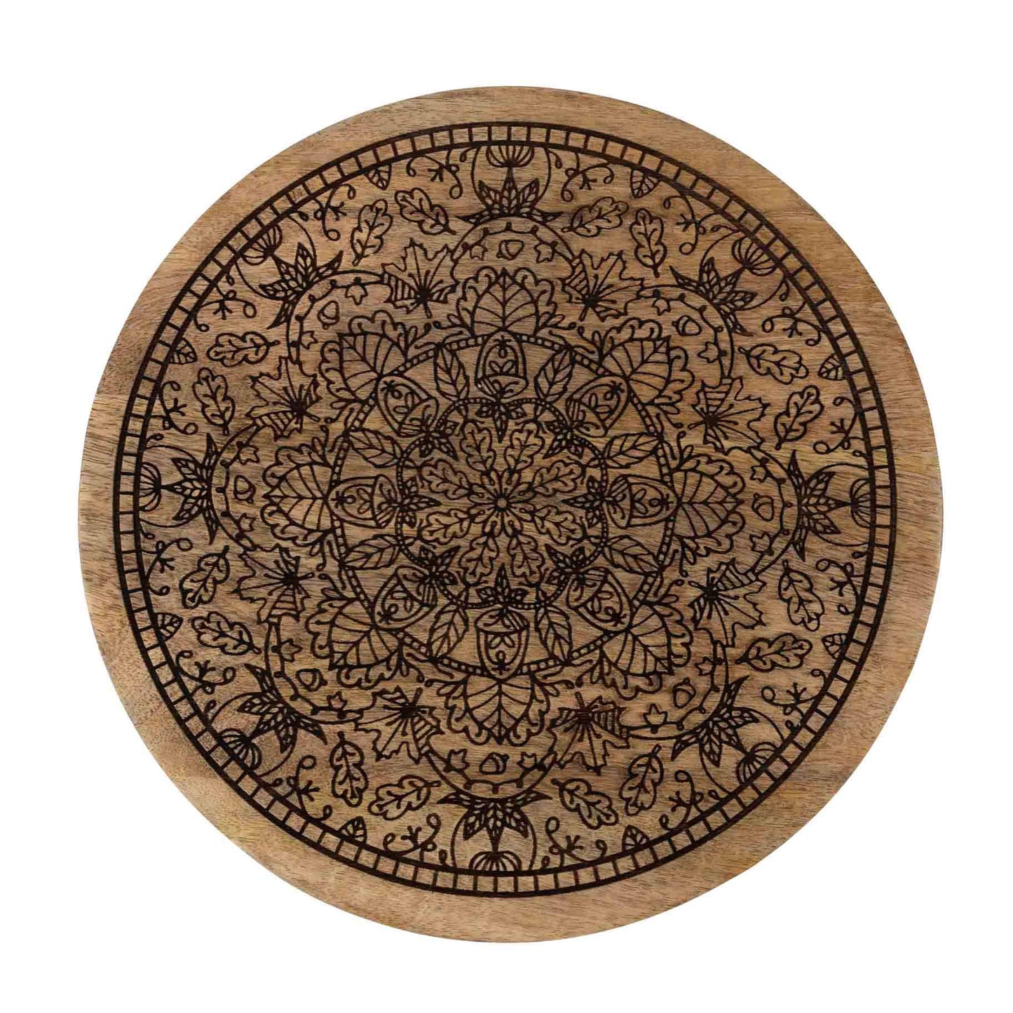 Mandala Wooden Lazy Susan *
