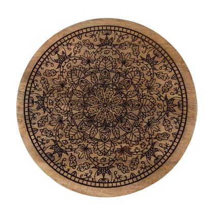 Mandala Wooden Lazy Susan *