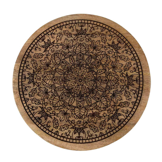 Mandala Wooden Lazy Susan *