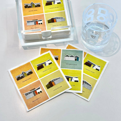 PSP-Midcentury House Paper Cocktail Napkin Set
