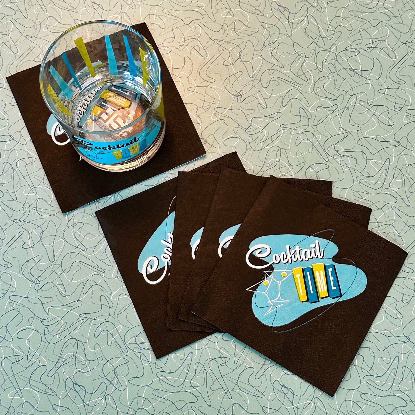 Cocktail Time Paper Cocktail Napkin Set