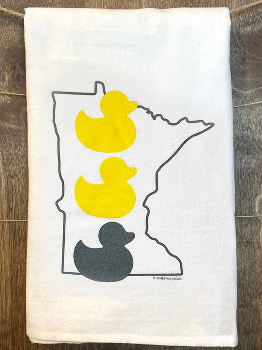 Duck Duck Gray Duck Floursack Towel