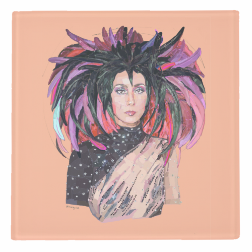 Coasters 'Feathery Cher' by Beverley Rae