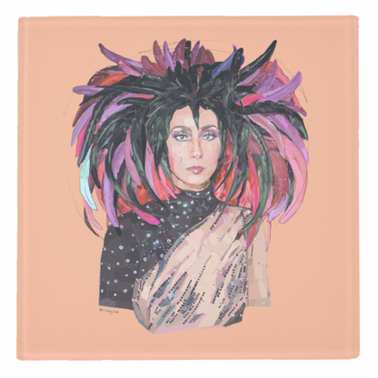 Coasters 'Feathery Cher' by Beverley Rae