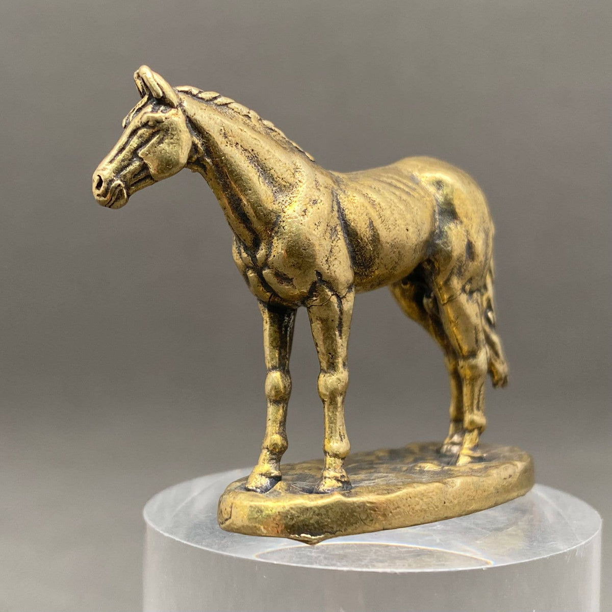 Horse Brass Crafts Decoration Desktop Ornaments