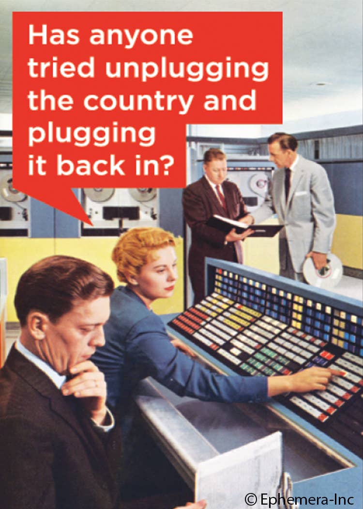Magnet-Has anyone tried unplugging the country……