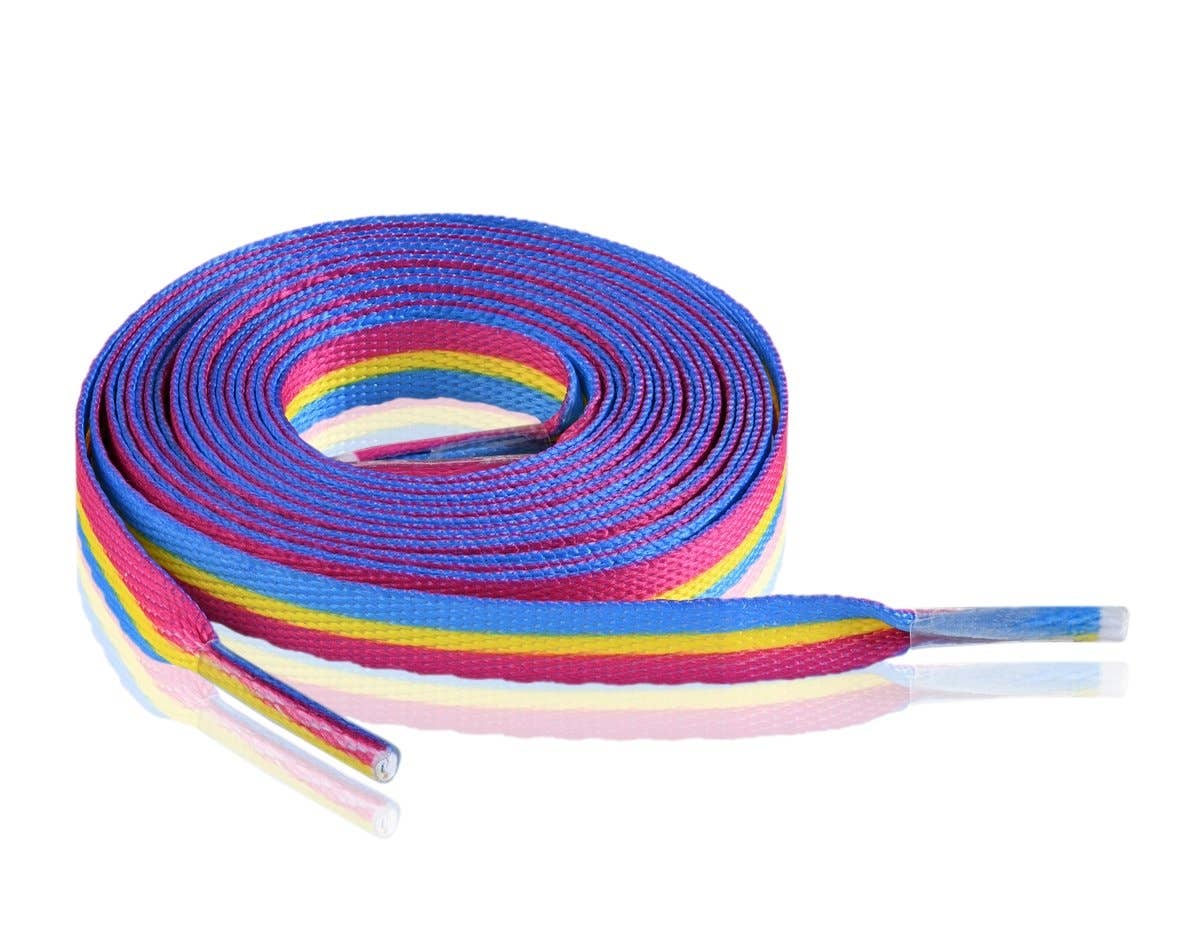Pansexual Flag Shoe Laces (1 Pair)