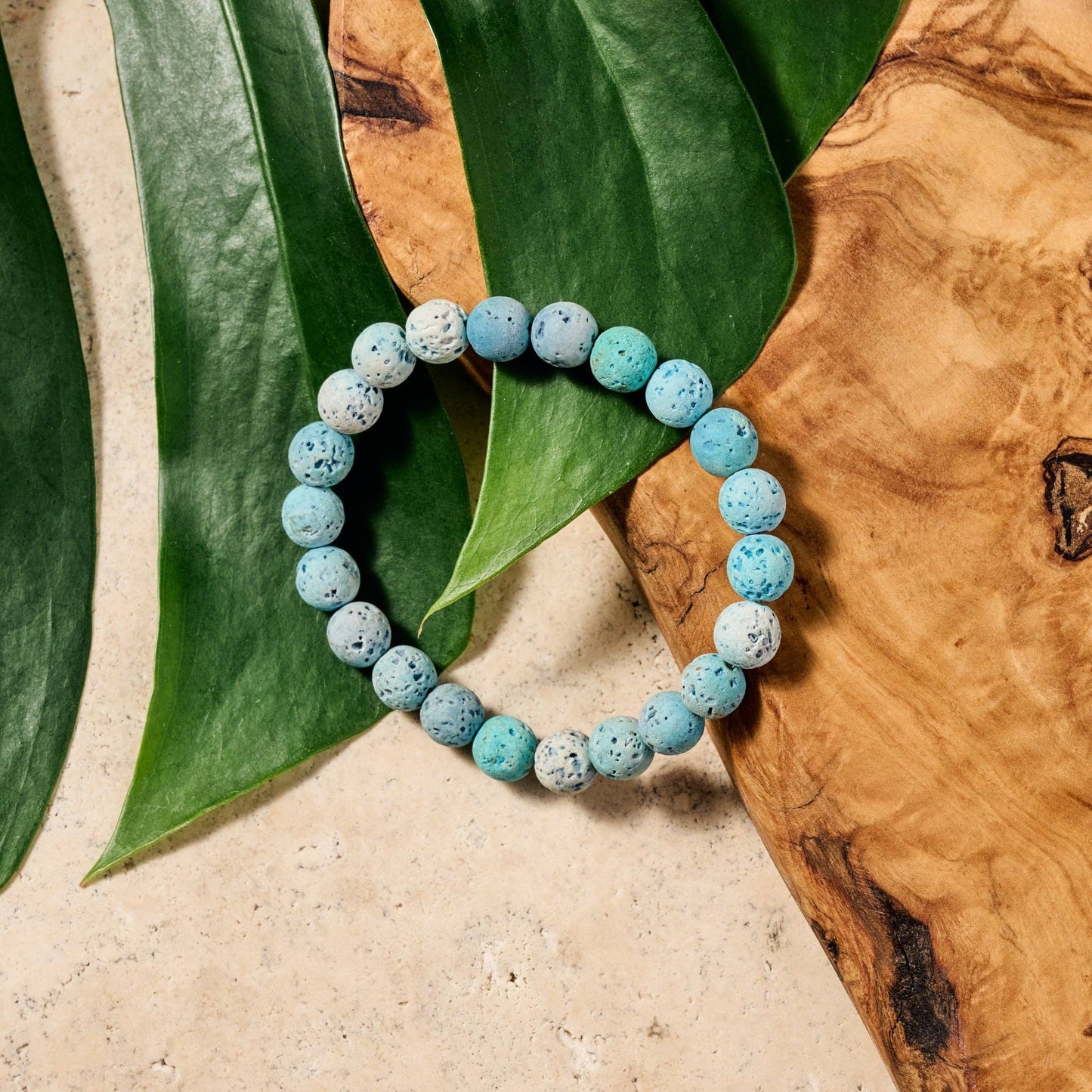 Sama Lava Rock Stretch Bracelet
