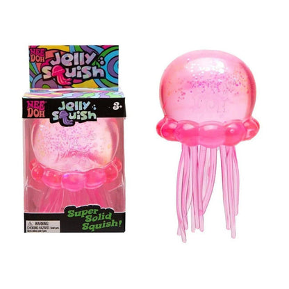 Glitter Jellyfish TPR Squishy Toy