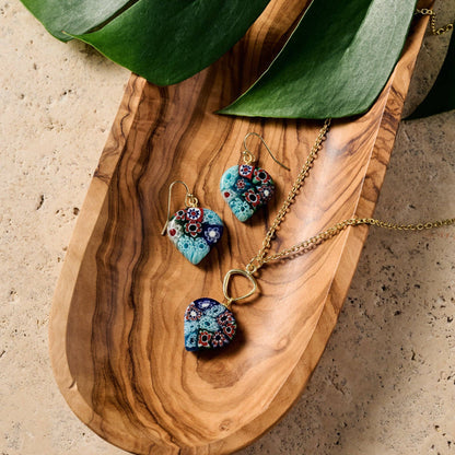 Raza Murano Millefiori Pendant Necklace