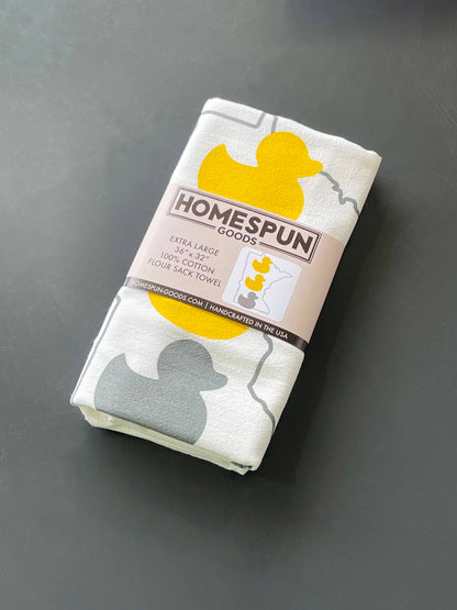 Duck Duck Gray Duck Floursack Towel