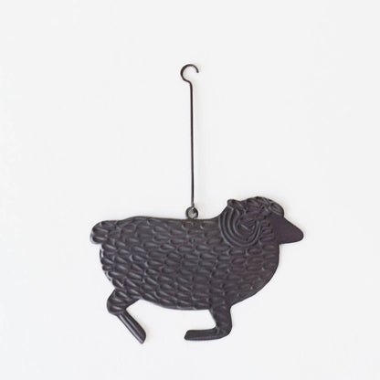 Embossed Tin Ornament Sheep