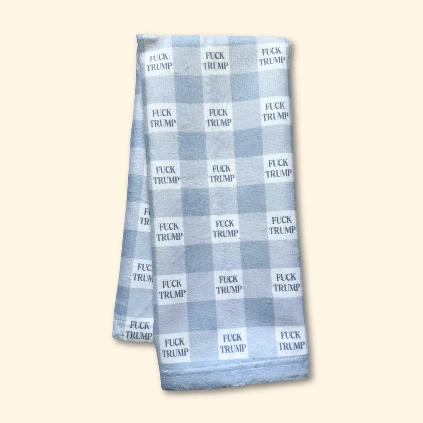 FDT Grey Gingham Hand Towel