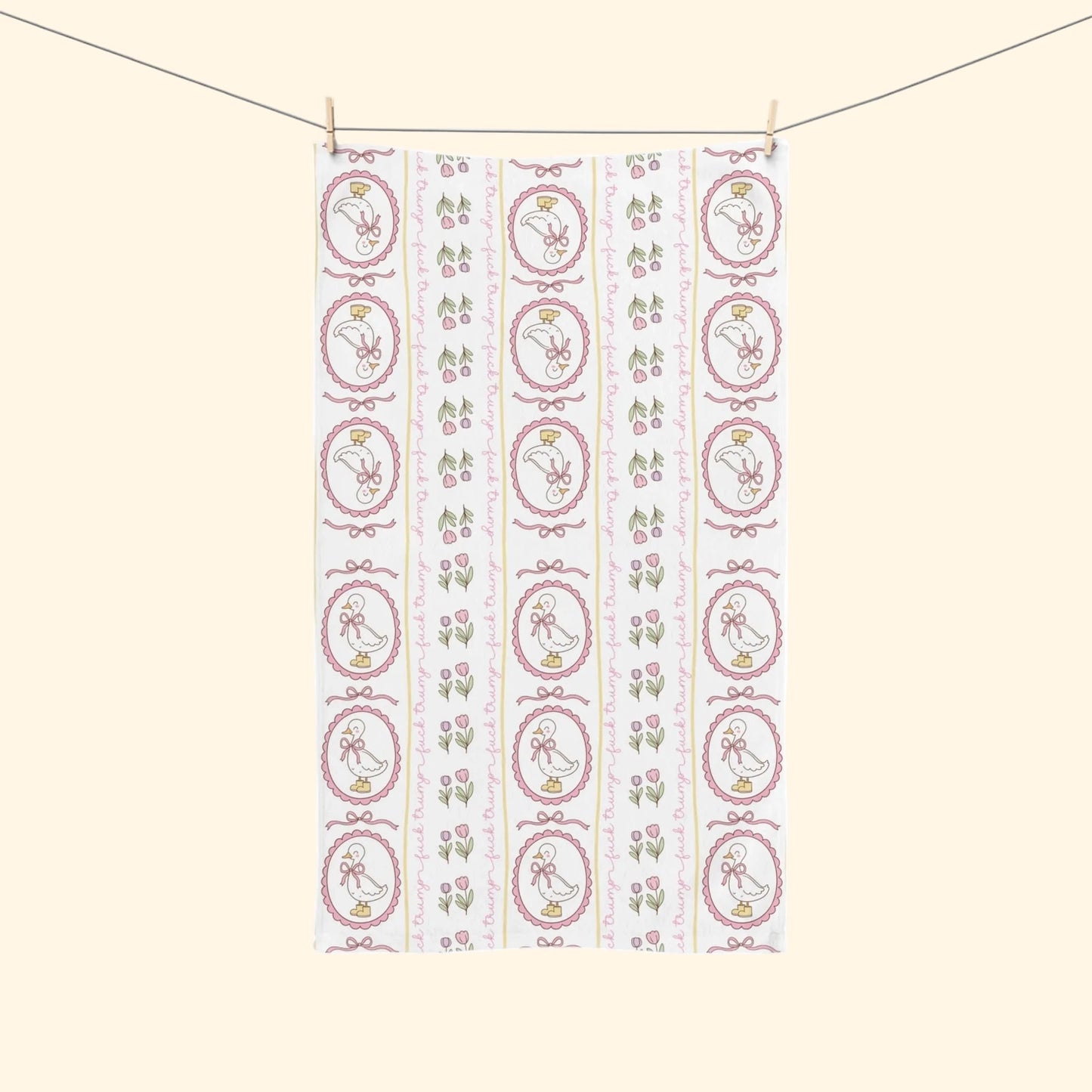 FDT Cottage Goose Hand Towel