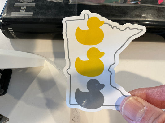 Duck Duck Grey Duck Sticker