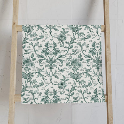 FDT Green Toile Hand Towel